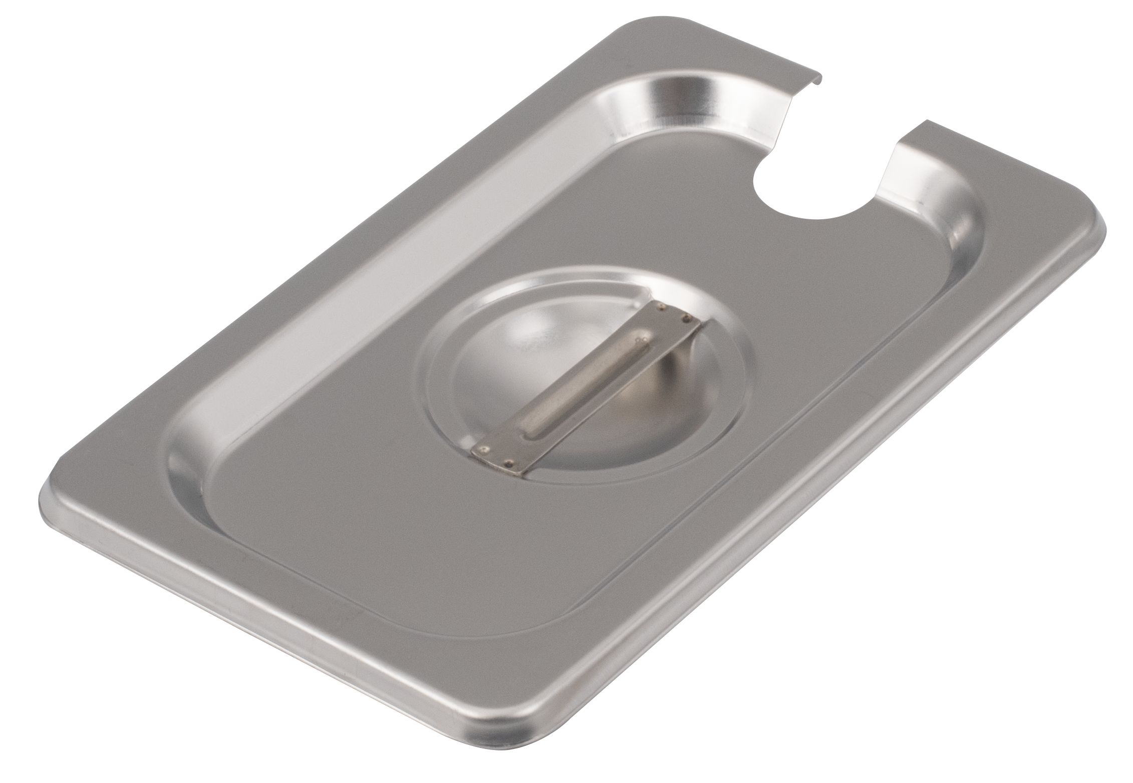 Cover for Steam Table Pan, 1/9 Size, Slotted, 22 Gauge