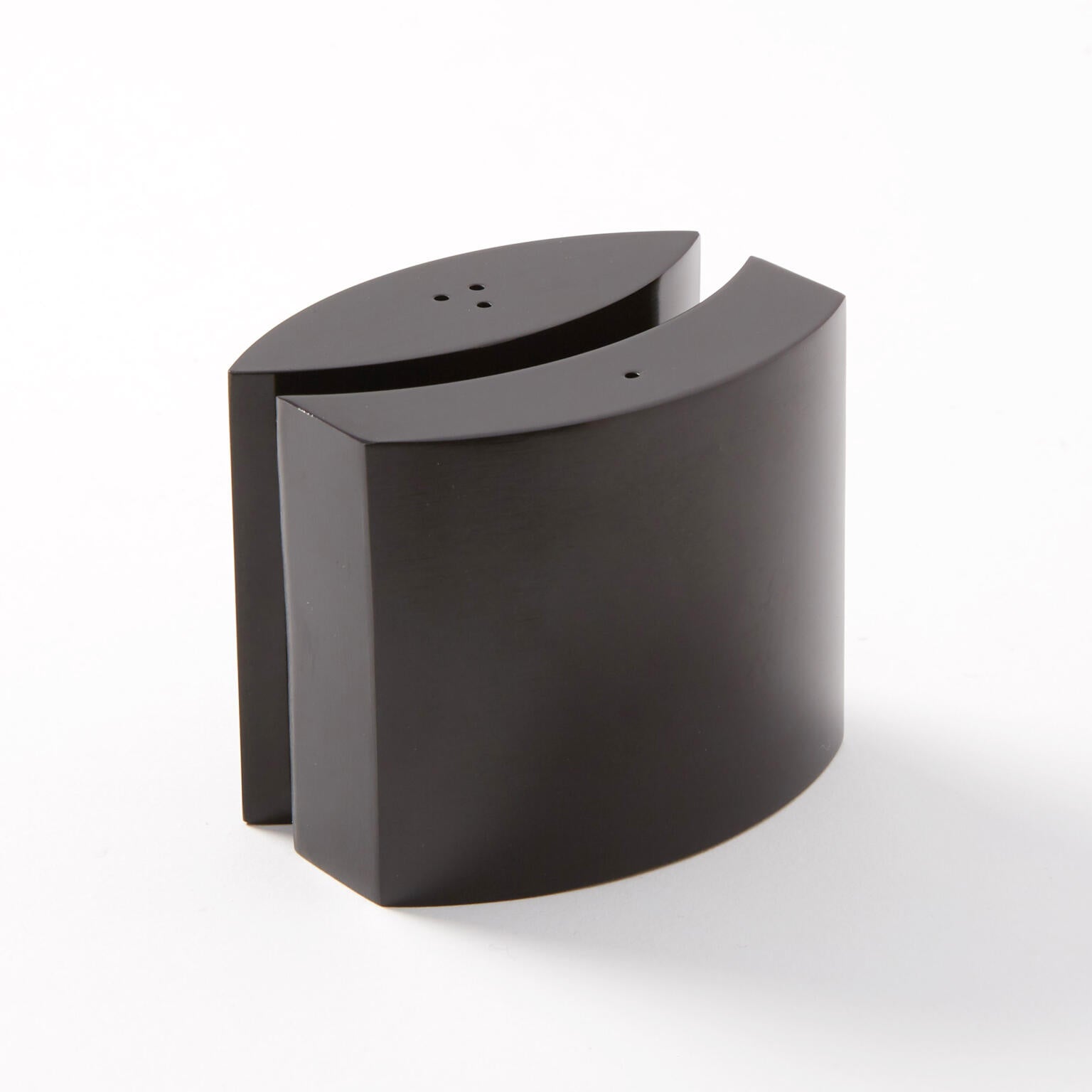 4 oz. Salt & Pepper Shaker Set, Satin Black Finish