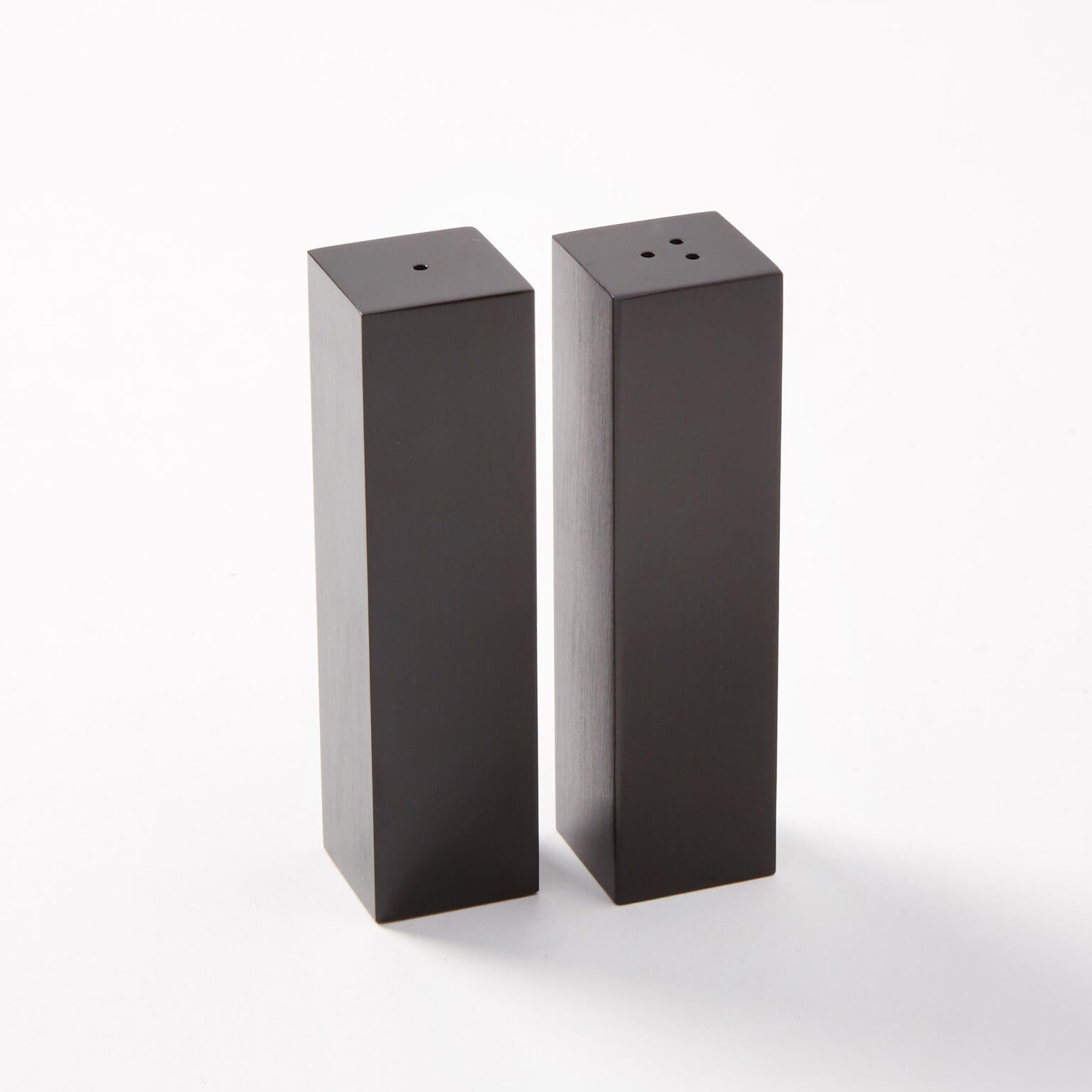3 oz. Salt & Pepper Shaker Set, Satin Black Finish