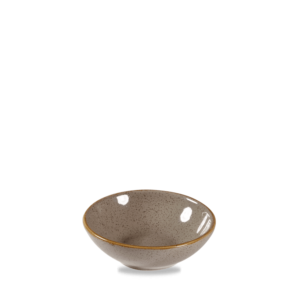 Stonecast 9 oz. Peppercorn Grey Round Bowl