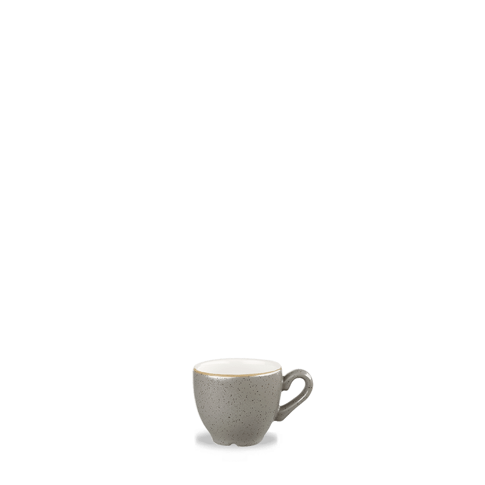Stonecast 3-1/2 oz. Peppercorn Grey Espresso Cup