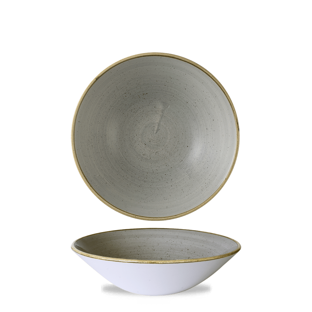Stonecast Evolve 7-1/2" Peppercorn Grey Deep Coupe Bowl