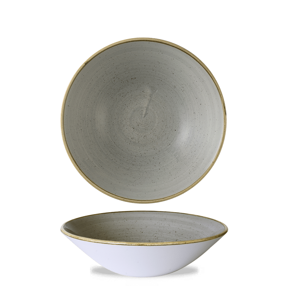 Stonecast Evolve 8-2/3" Peppercorn Grey Deep Coupe Bowl