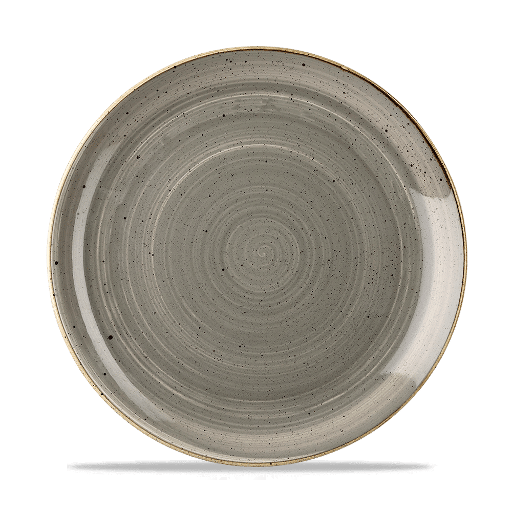 Stonecast 10 1/4" Peppercorn Grey Coupe Plate