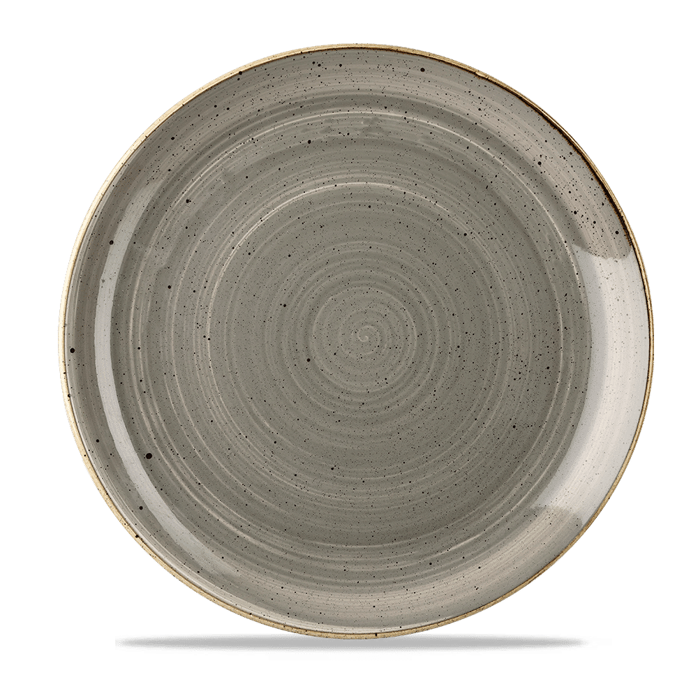 Stonecast 11 1/4" Peppercorn Grey Coupe Plate