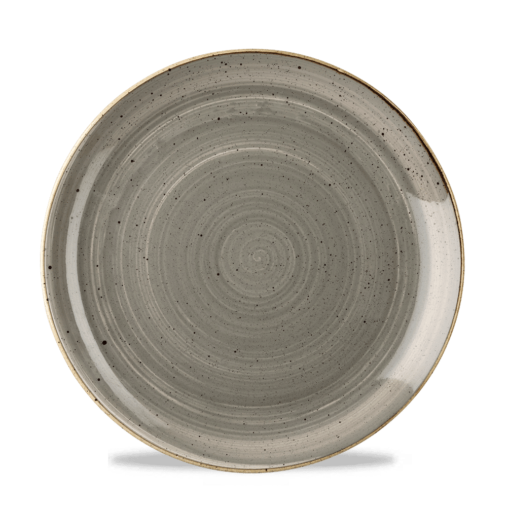 Stonecast 10-5/8" Peppercorn Grey Coupe Plate