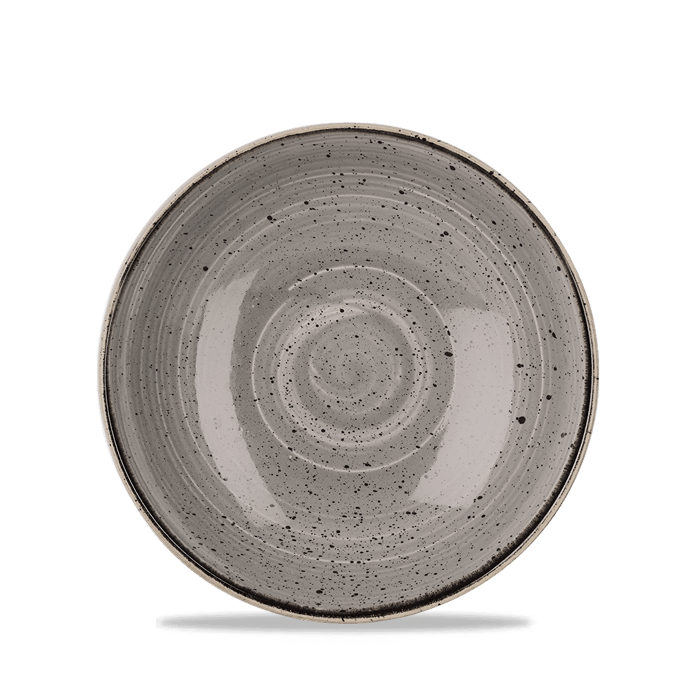 Stonecast 15 oz. Peppercorn Grey Coupe Bowl