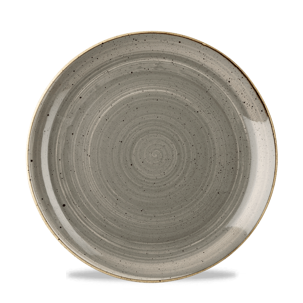 Stonecast 9" Peppercorn Grey Coupe Plate