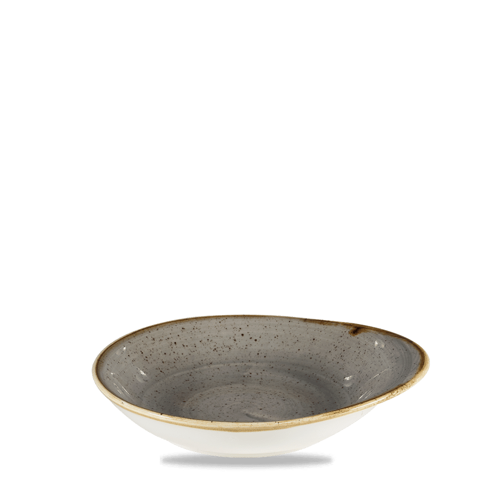 Stonecast 10-1/2 oz. Peppercorn Grey Round Dish