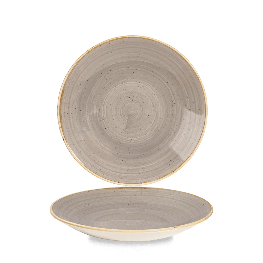 Stonecast 8 5/6" Peppercorn Grey Coupe Plate