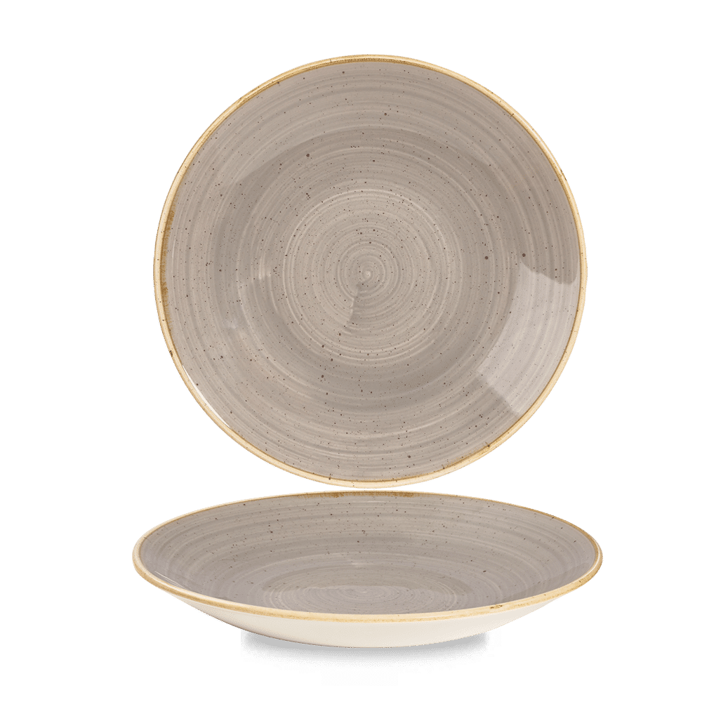 Stonecast 10" Peppercorn Grey Coupe Plate