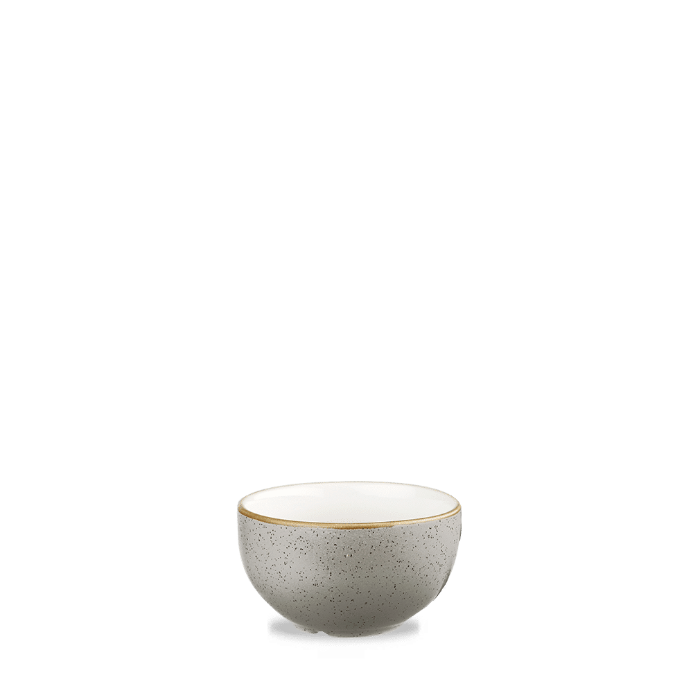 Stonecast 8 oz. Peppercorn Grey Round Bowl