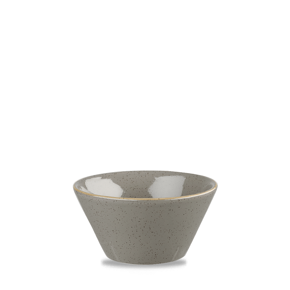 Stonecast 12 oz. Peppercorn Grey Round Zest Bowl