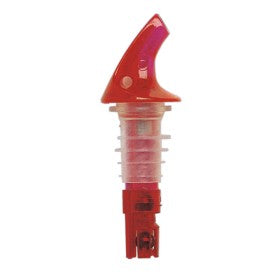 2 oz. Posi-Por™ 2000 Liquor Pourer, Neon Red with No Collar