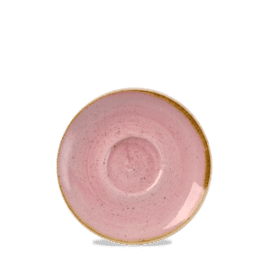 Stonecast® 6-¼" Round Saucer, Petal Pink