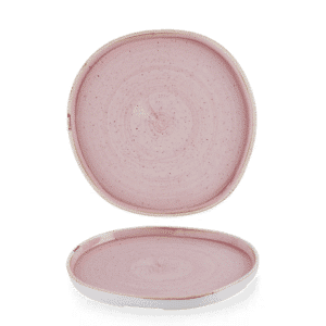 Stonecast® 10-1/2" Round Walled Plate, Petal Pink