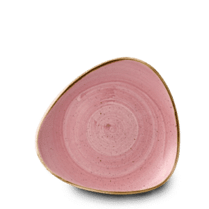 Stonecast® 9" Triangular Plate, Petal Pink