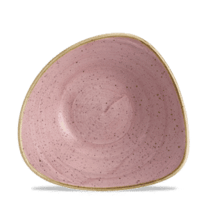 Stonecast® 21 oz Triangular Bowl, Petal Pink