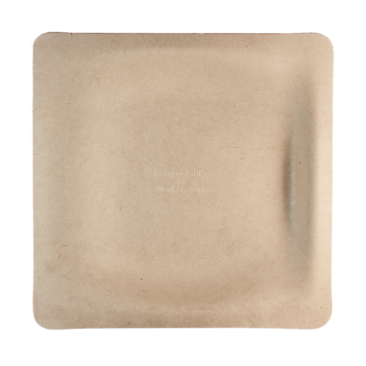 9" Fiber Square Plate