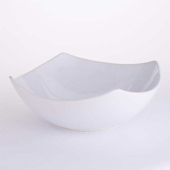 Squound™ 208 oz. Round Ceramic Bowl, White