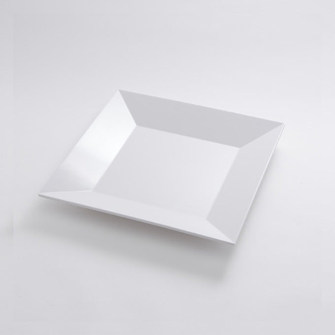 Endurance™ 12" Square Melamine Platter, White