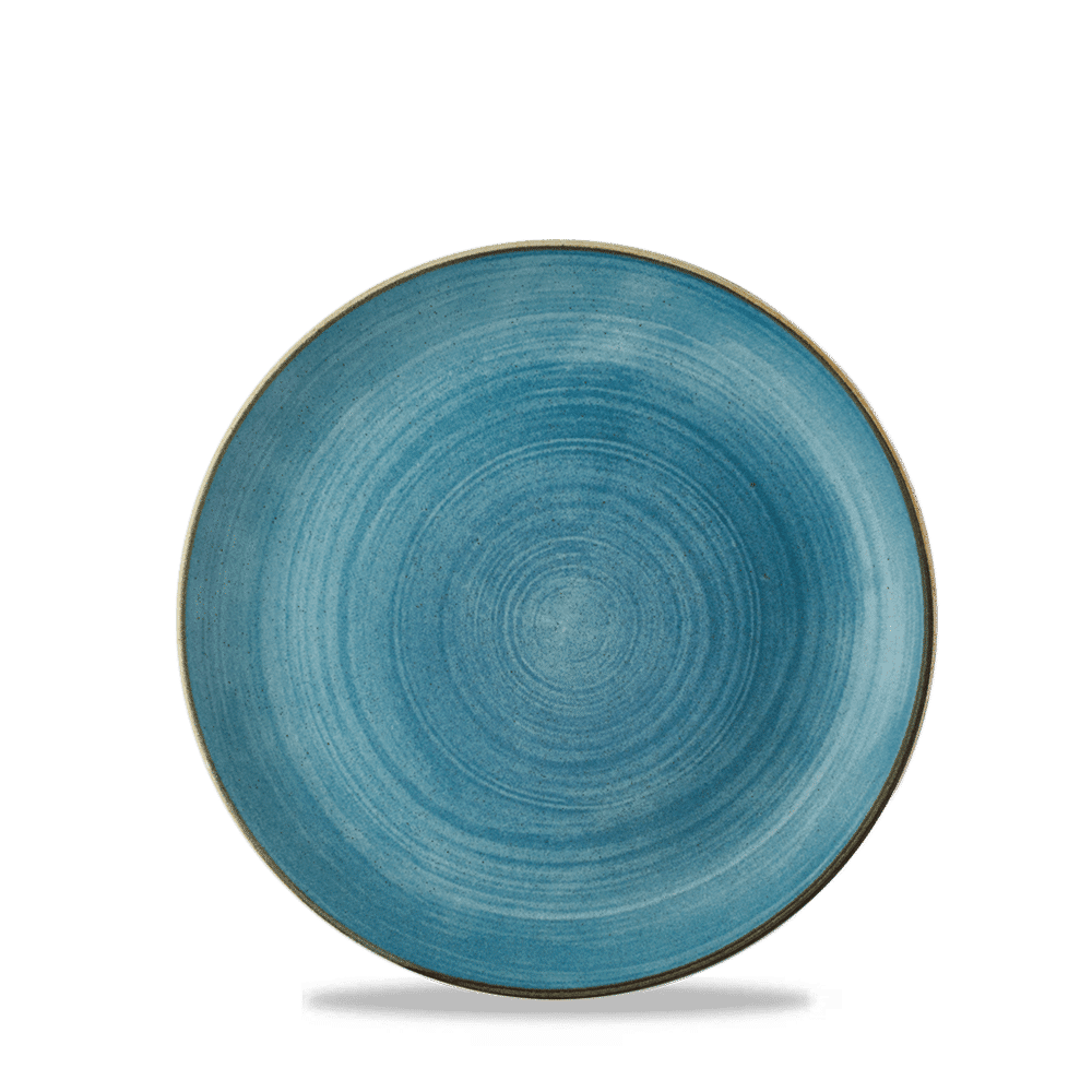 Stonecast Raw 6.5" Teal Evolve Coupe Plate