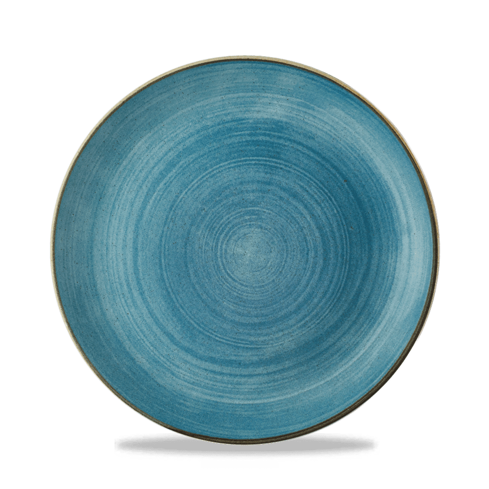 Stonecast Raw 8.67" Teal Evolve Coupe Plate