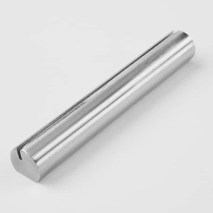 4"L Stainless Steel Rod Card Holder