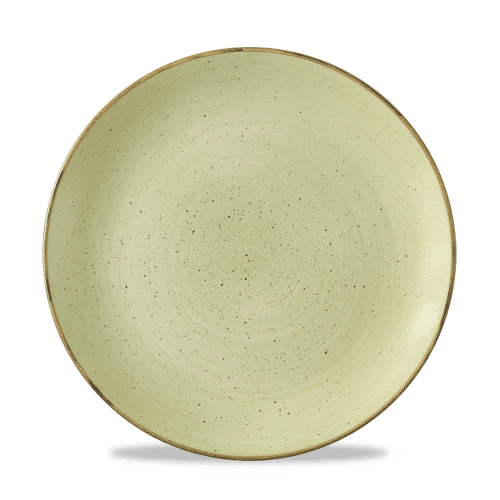 Stonecast Raw 10.25" Green Evolve Coupe Plate