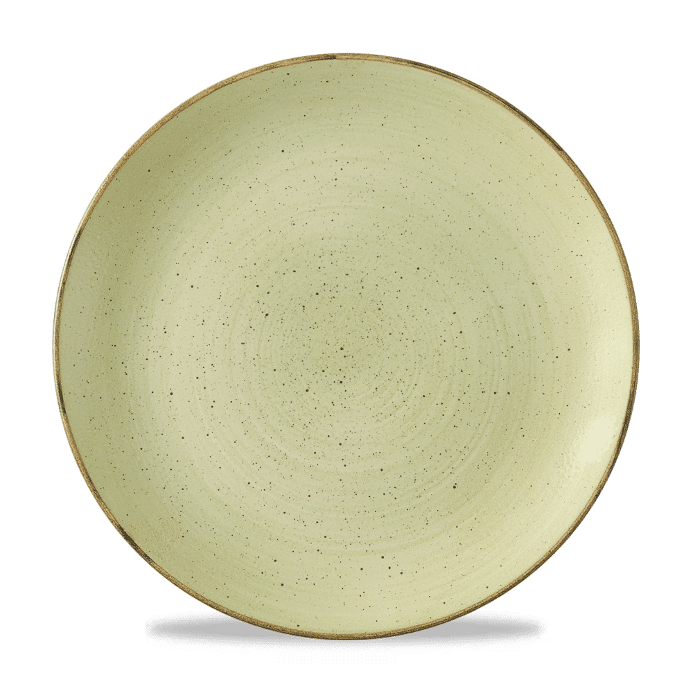 Stonecast Raw 11.25" Green Evolve Coupe Plate