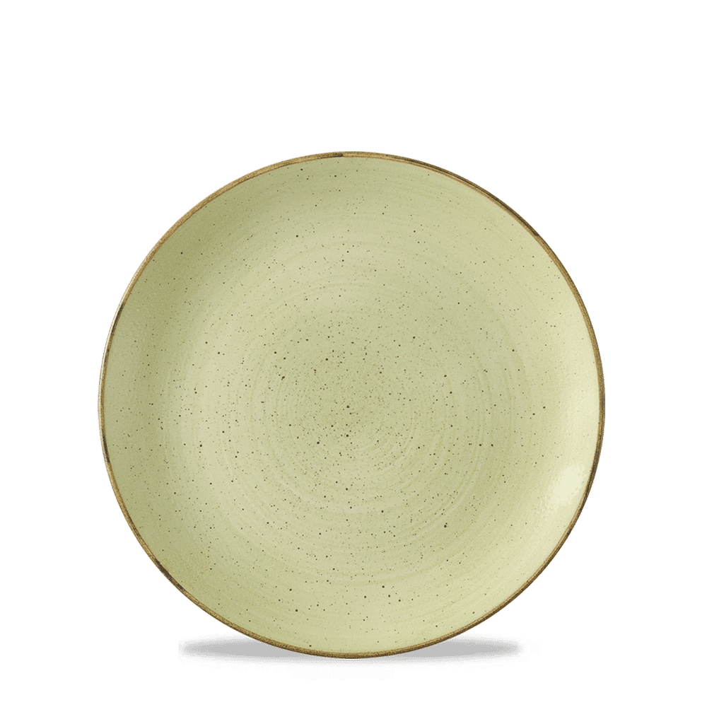 Stonecast Raw 6.5" Green Evolve Coupe Plate