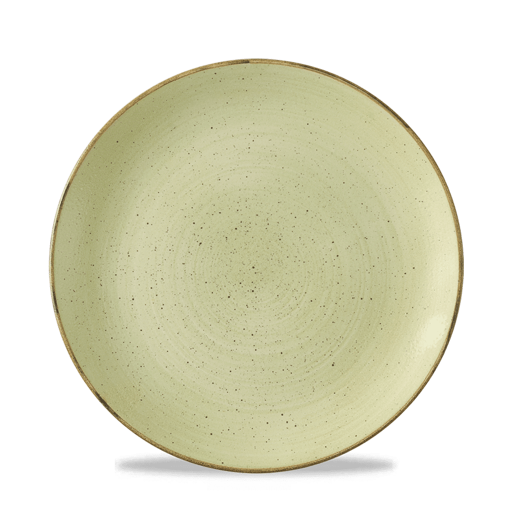 Stonecast Raw 8.67" Green Evolve Coupe Plate