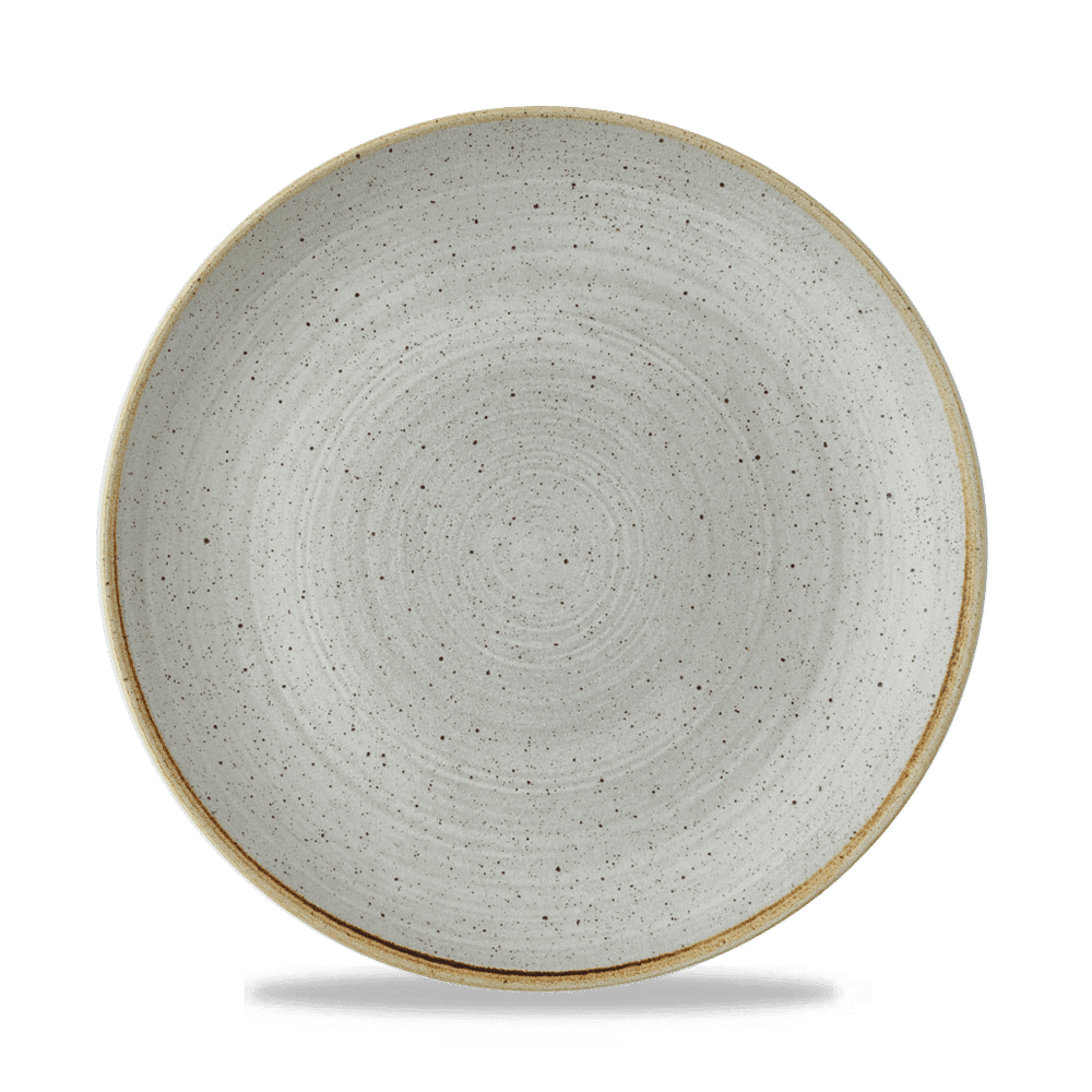 Stonecast Raw 10.25" Grey Evolve Coupe Plate