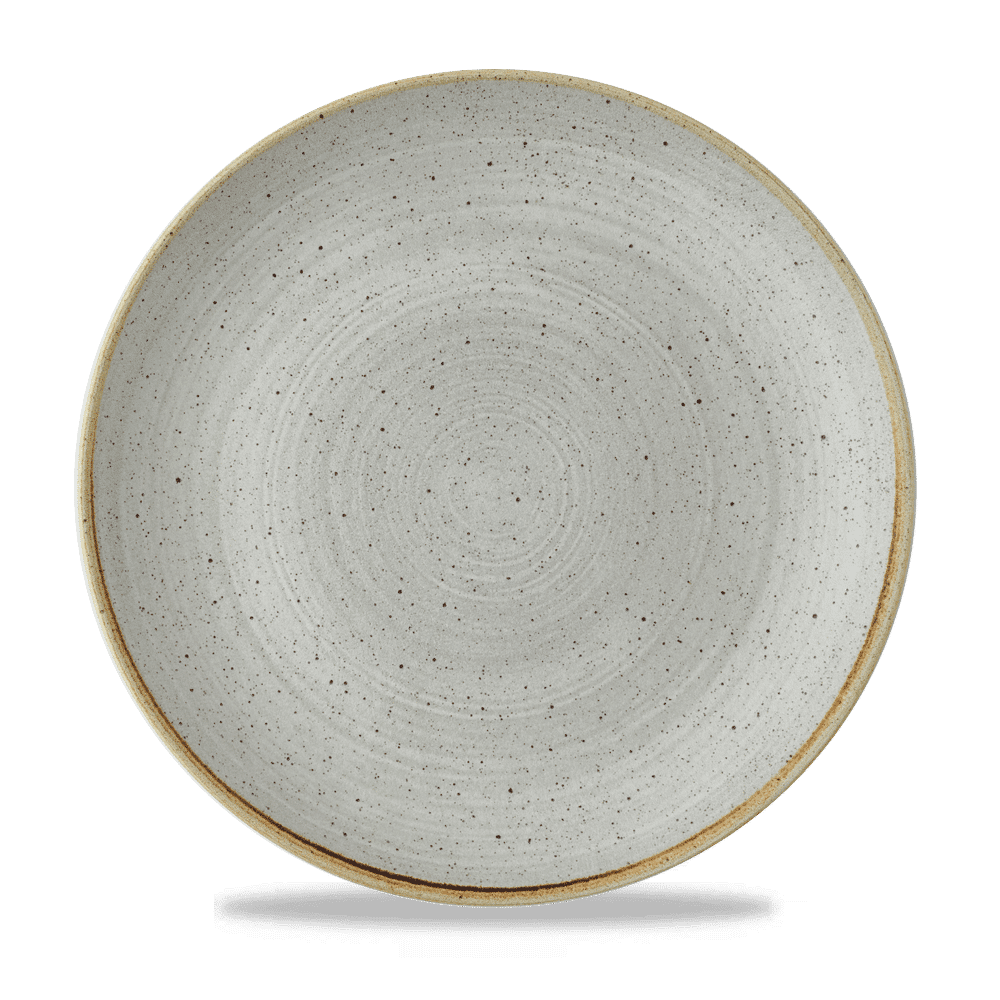 Stonecast Raw 11.25" Grey Evolve Coupe Plate