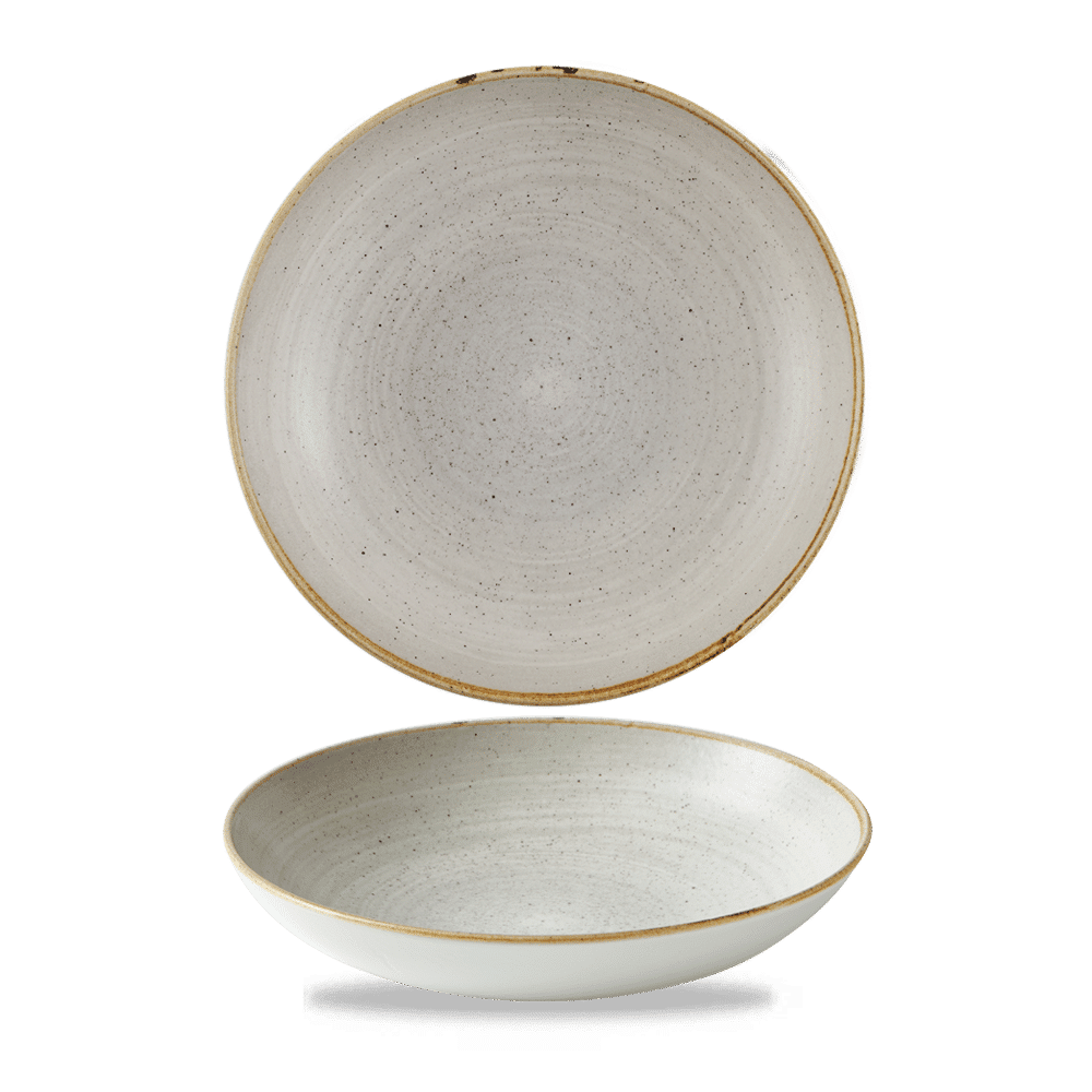 Stonecast Raw 15 oz. Grey Evolve Coupe Bowl