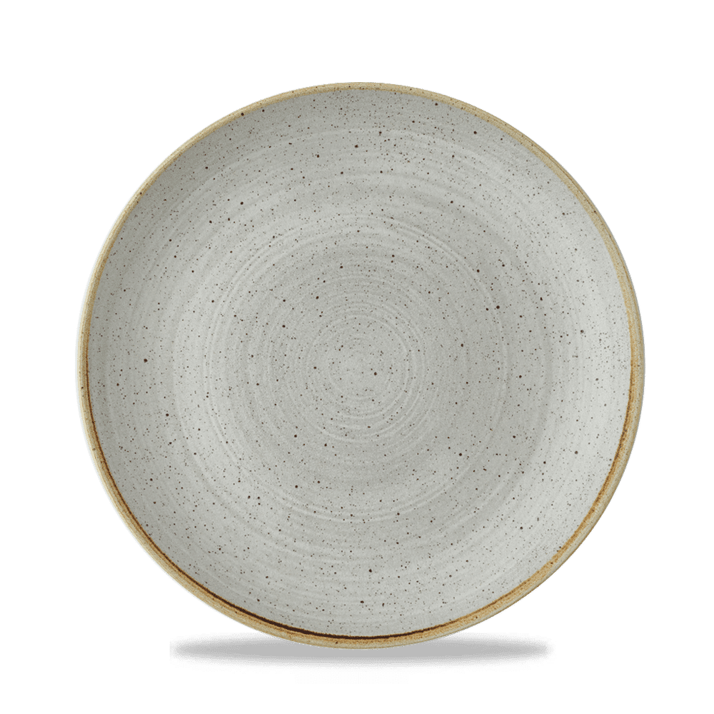 Stonecast Raw 8.67" Grey Evolve Coupe Plate
