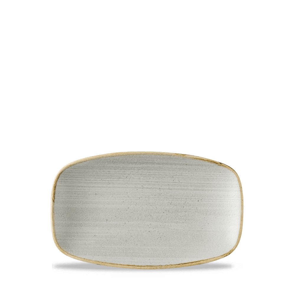 Stonecast Raw 7-4/5" Grey Oblong Plate