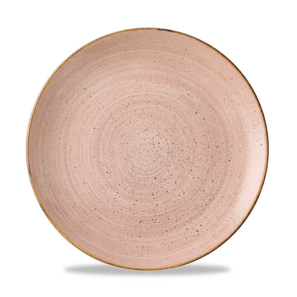 Stonecast Raw 10 1/4" Terracotta Coupe Plate