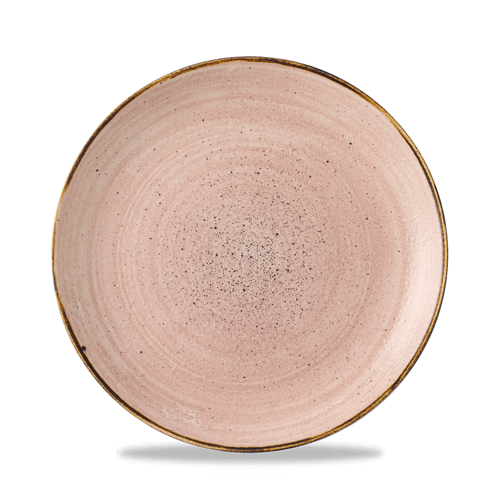 Stonecast Raw 8 2/3" Terracotta Coupe Plate