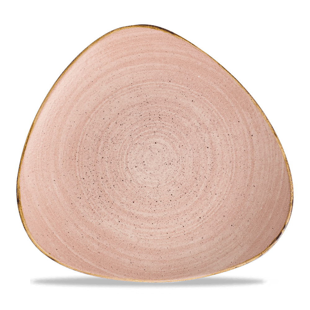 Stonecast Raw 10 1/2" Terracotta Triangle Plate