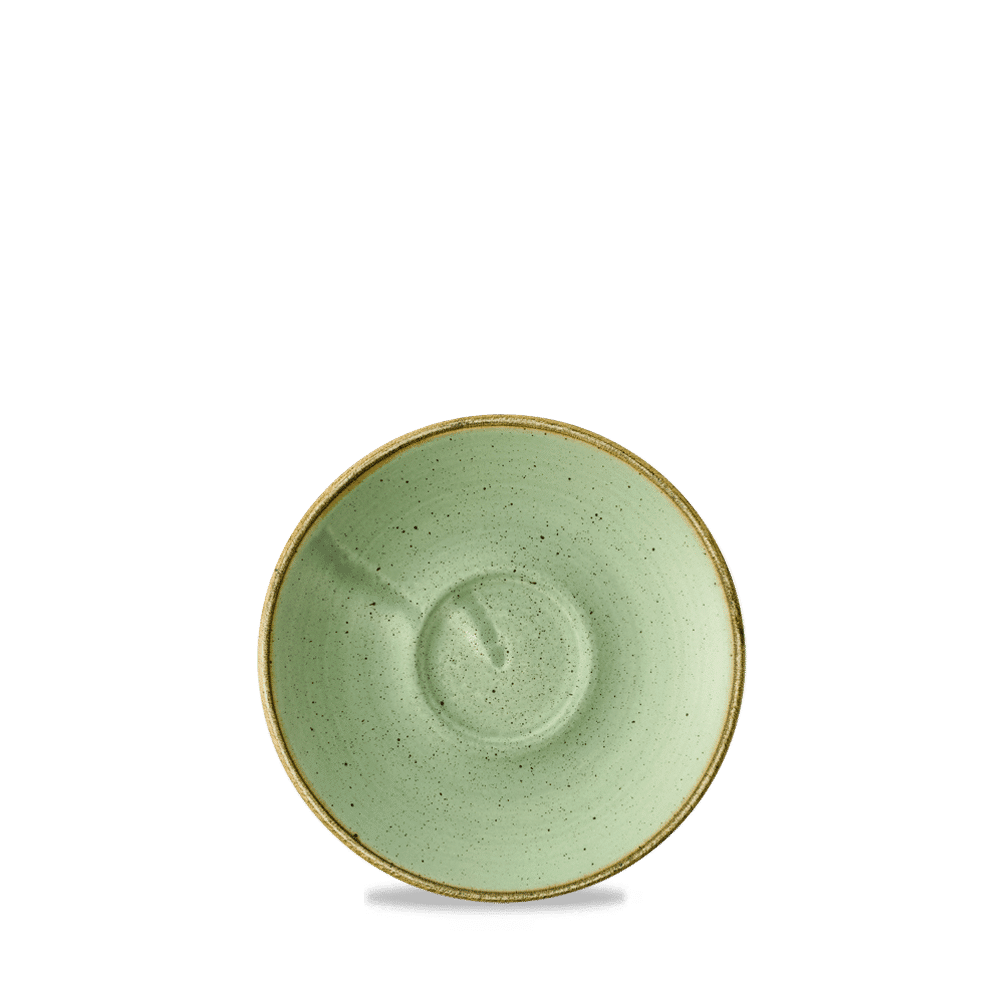 Stonecast 4.5" Sage Green Cafe Espresso Saucer