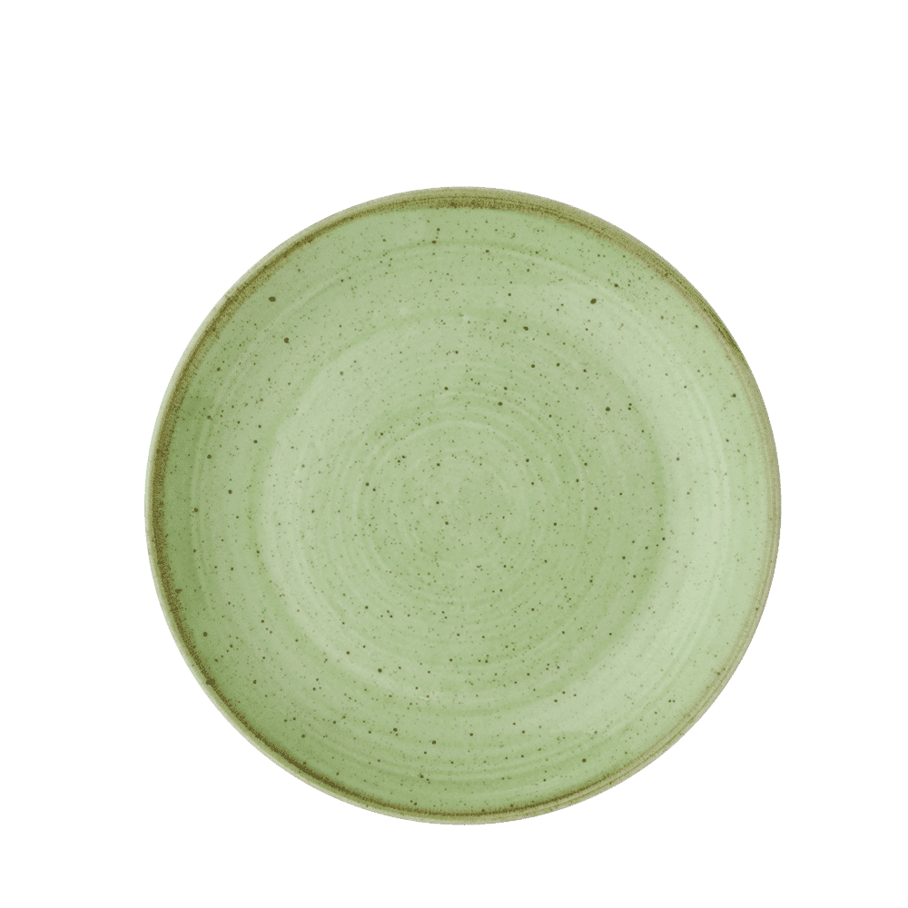 Stonecast 6 1/2" Sage Green Coupe Plate