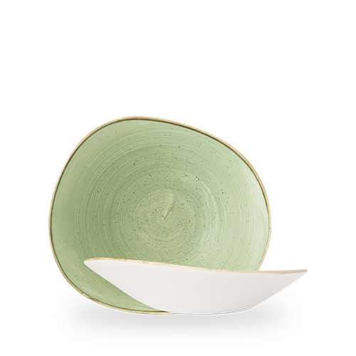 Stonecast 9.80" Organic Bowl Sage Green