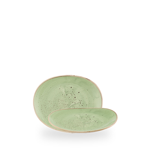 Stonecast 7 1/4" Sage Green Organic Opal Plate