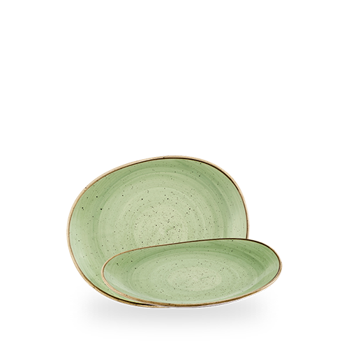 Stonecast 8 1/4" Sage Green Organic Opal Plate