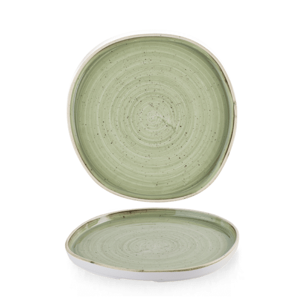 Stonecast 8-1/4" Sage Green Walled Plate