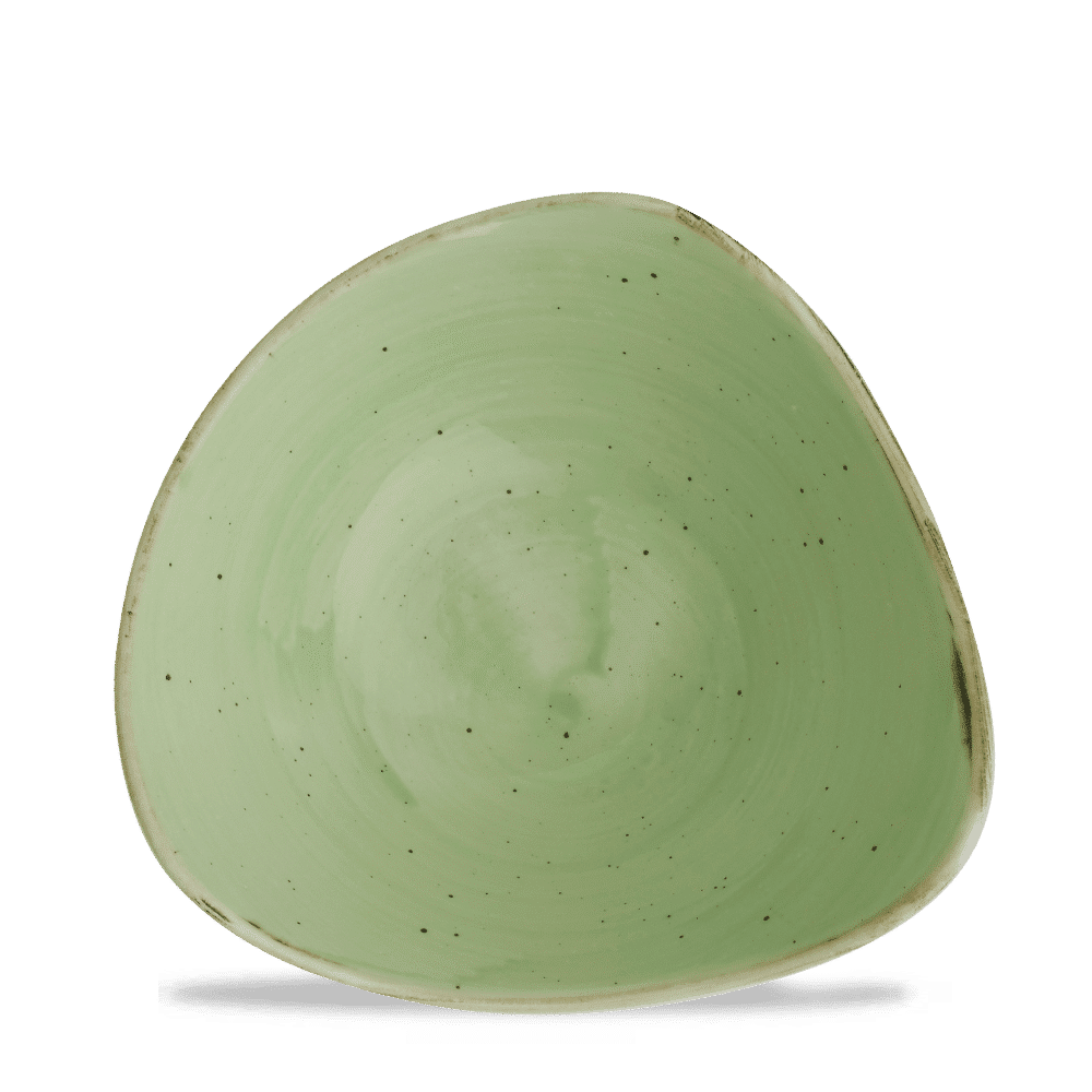 Stonecast 13 oz. Sage Green Triangle Bowl
