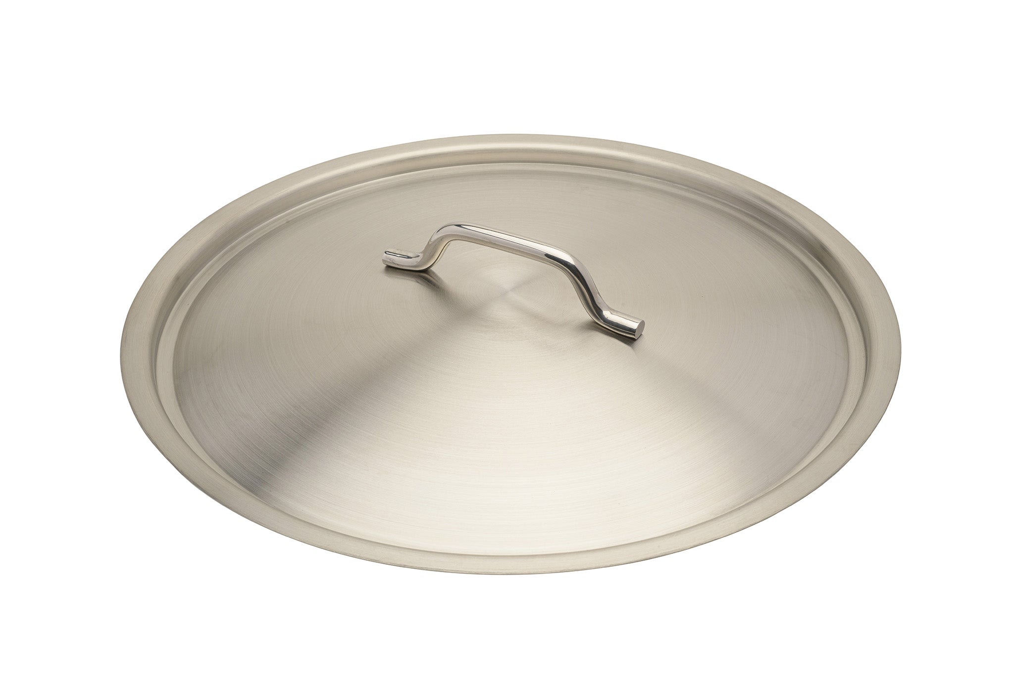 Cover, 14-1/4"D, with Handle, 18/8 Stainless Steel