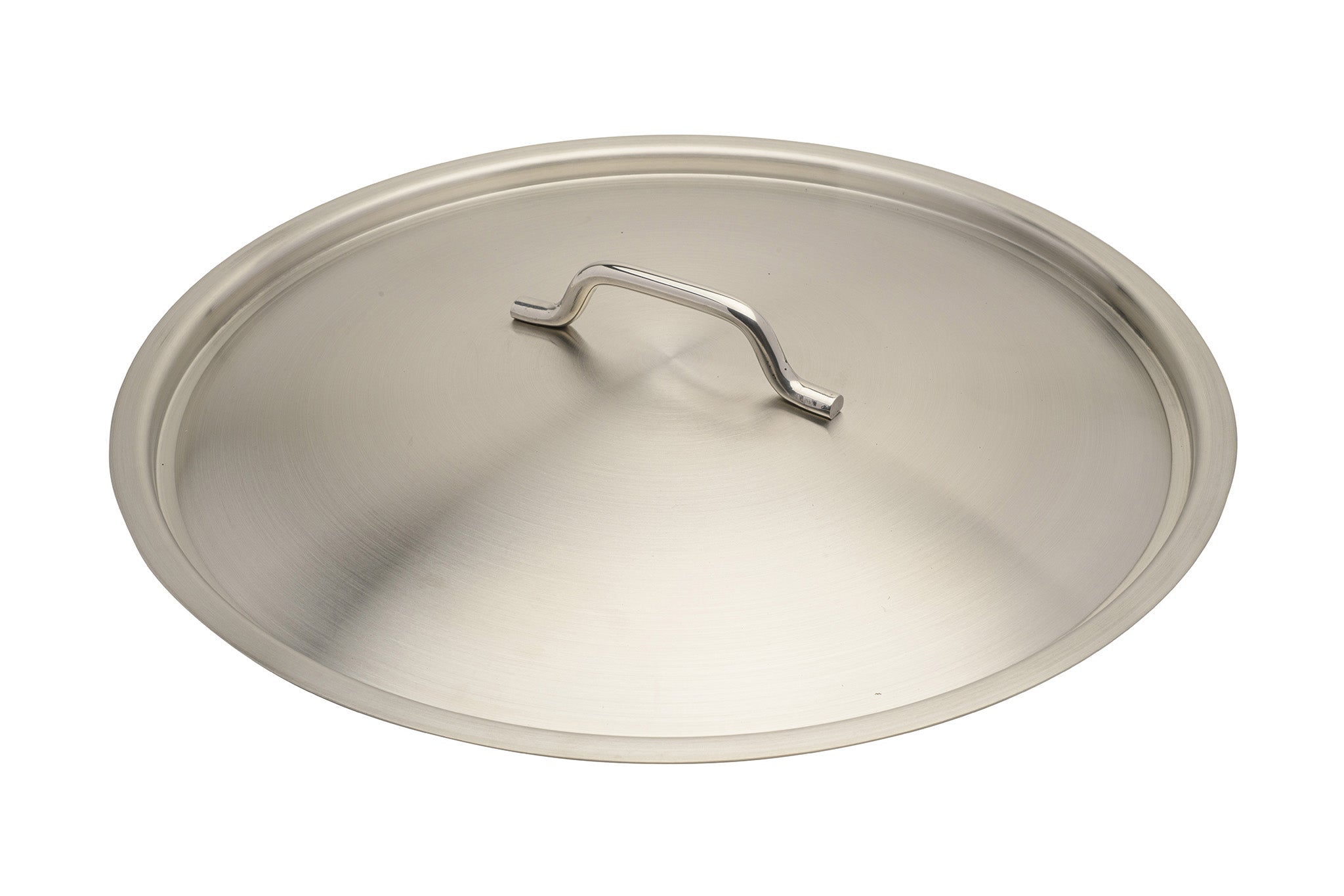 Cover, 15-3/4"D, with Handle, 18/8 Stainless Steel