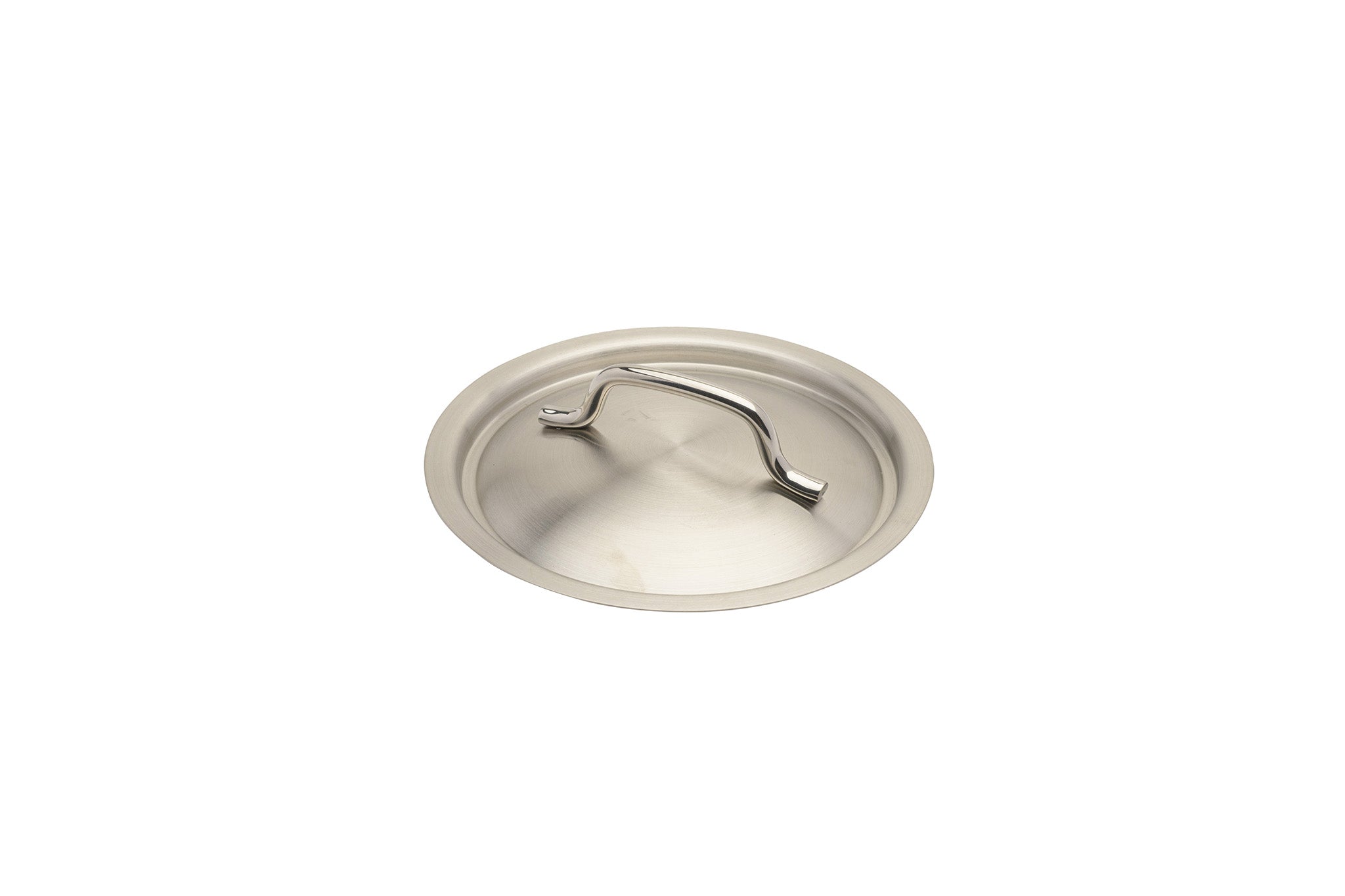 Cover, 6-1/4"D, with Handle, 18/8 Stainless Steel